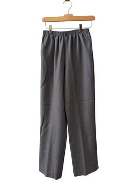 Alfred Dunner Classic Pull on Pants Light Gray 8P